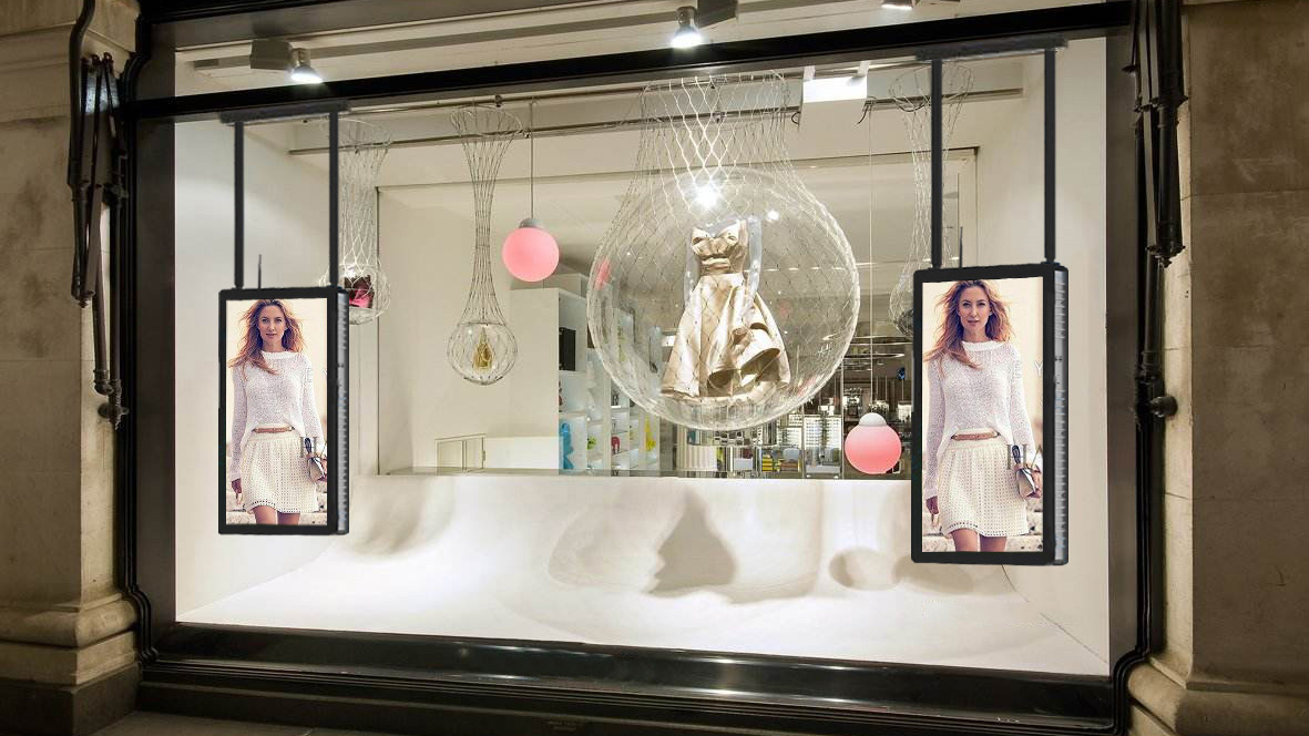 Nieuw en uniek dubbelzijdig scherm