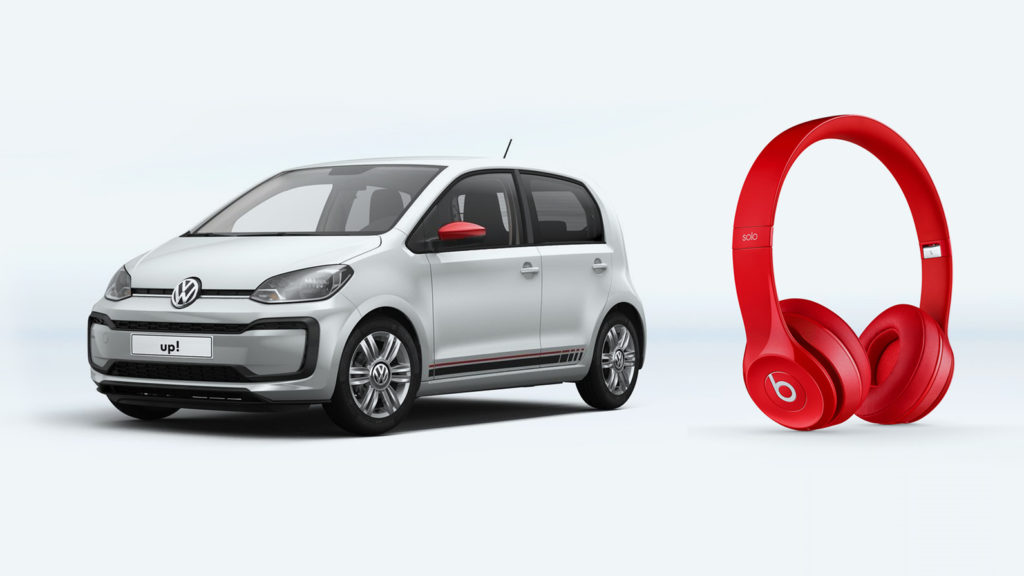 Touchscreen applicatie ter introductie nieuwe Volkswagen up! beats