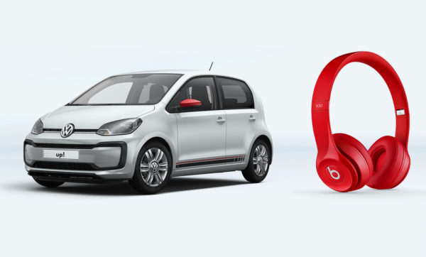 Touchscreen applicatie ter introductie nieuwe Volkswagen up! beats afbeelding