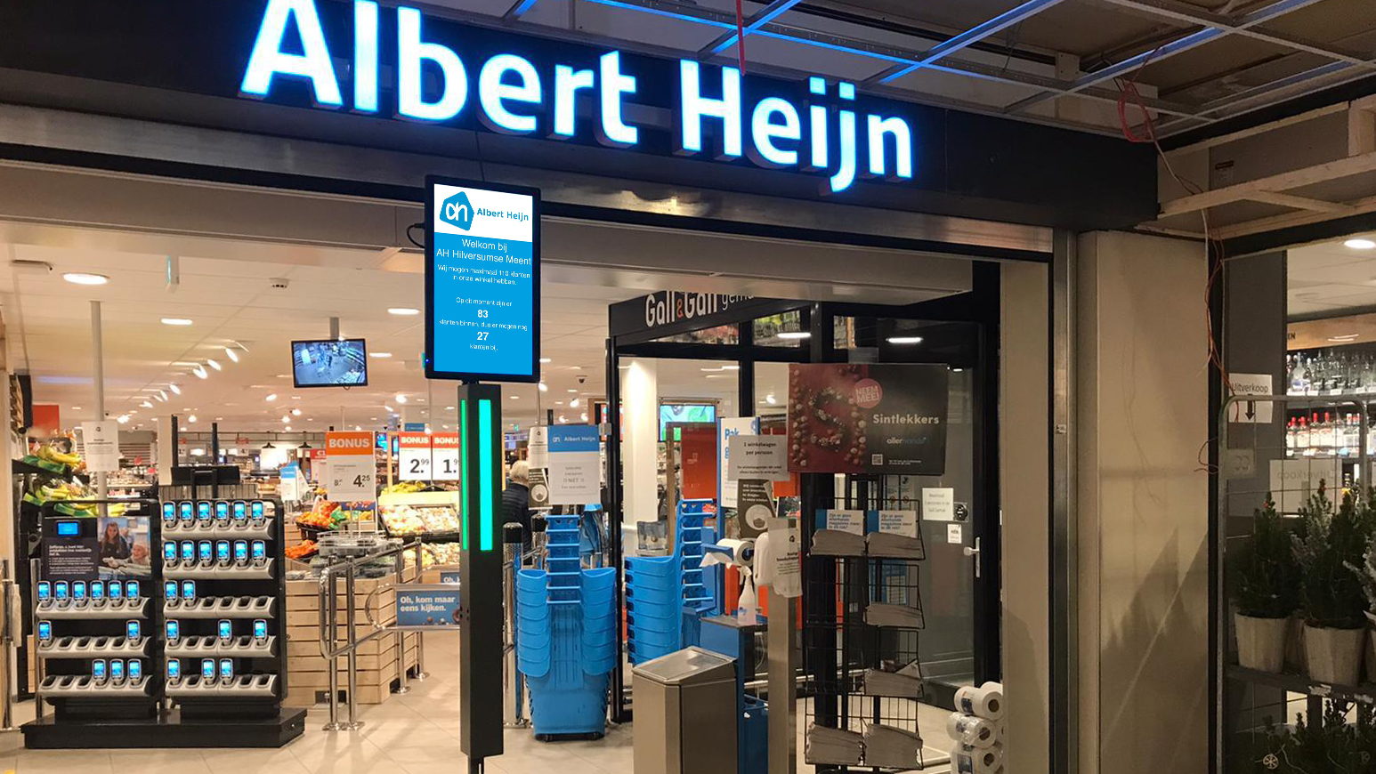 Albert Heijn Hilversum kiest voor een digitaal deurbeleid support afbeelding