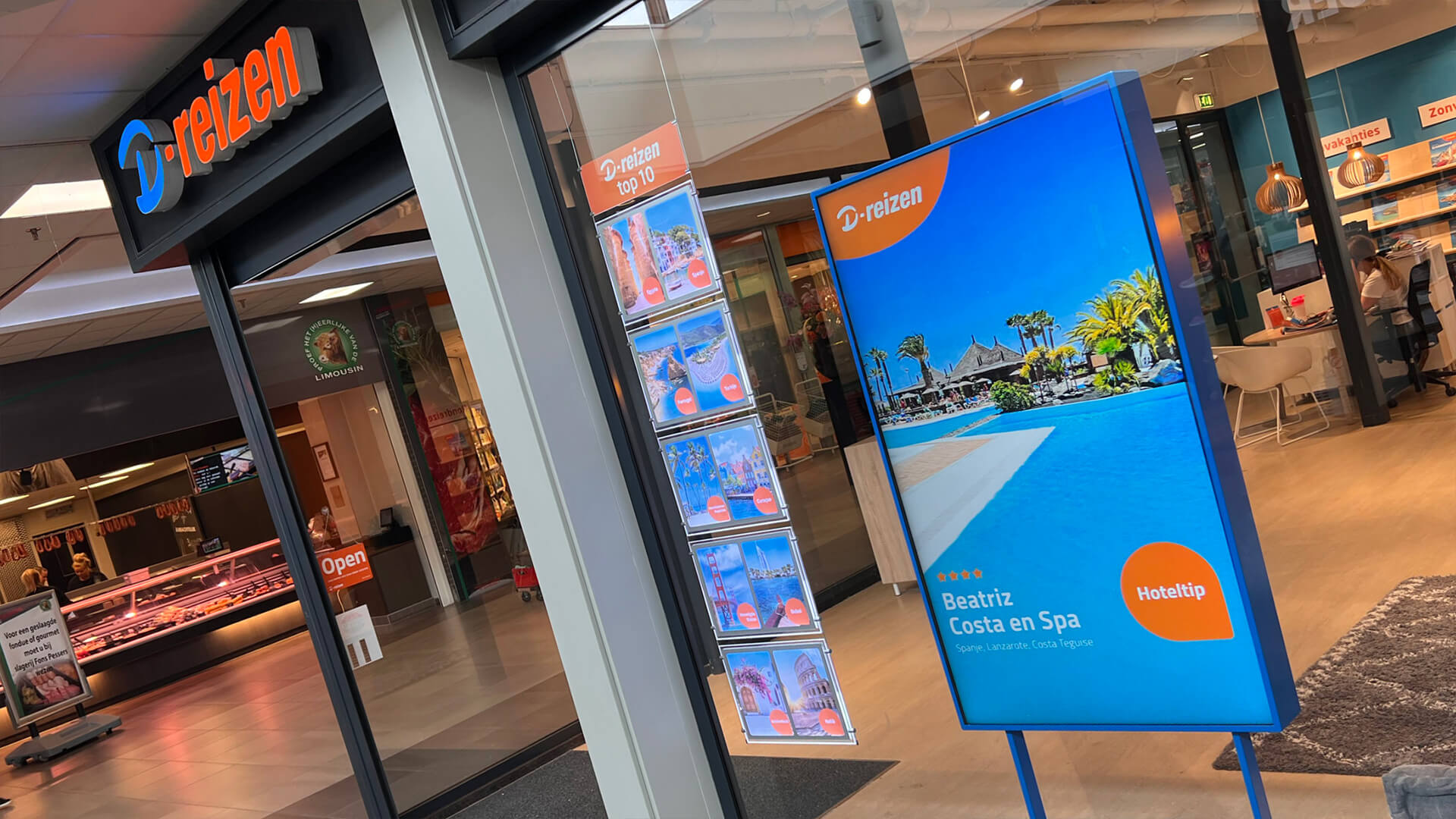 D-reizen zet Digital Signage in na succesvolle pilot afbeelding