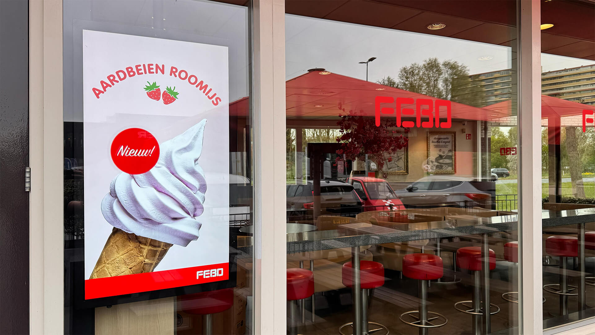 FEBO Oostzaan lanceert Digital Signage 2.0 pilot afbeelding